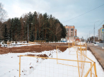 Разрытые траншеи теплосетей у «Братских могил» сменятся на цветочные поляны