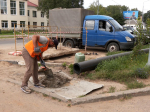 Трубопровод на улице 9 Мая обновлен досрочно: работы завершат на три месяца раньше срока