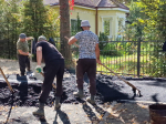Жители улицы Мещерякова теперь будут ходить по новому асфальту